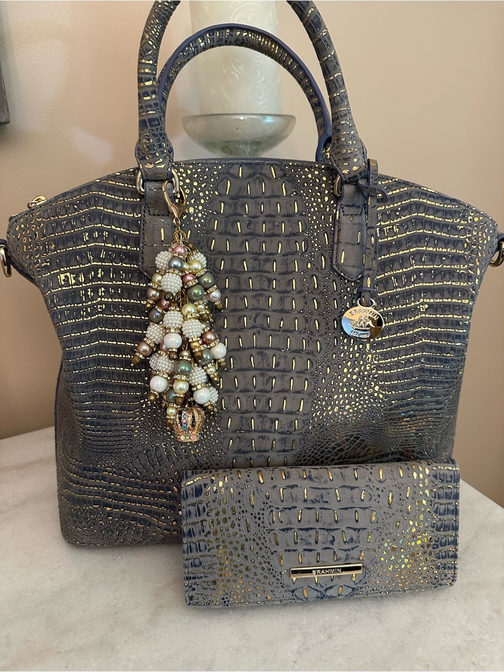 👑 Brahmin EUC Regal Duxbury and Ady Wallet 👑 - Picture 1 of 11